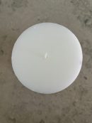 VIT Blockljus SVANEN 100% stearin 9,6X20 cm