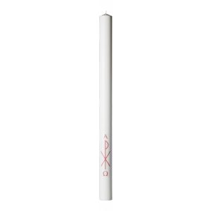 Påskljus med fot 68x980mm 100% stearin