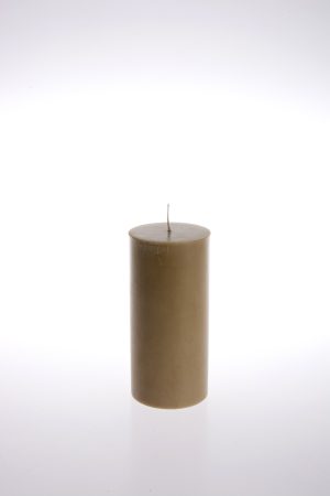 BEIGE Blockljus stearin 7x11cm SVANEN - Bild 2