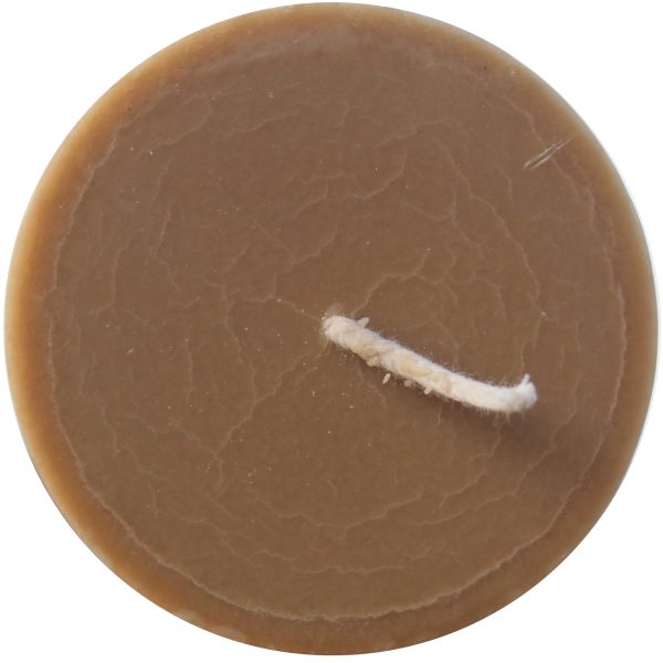 BEIGE Blockljus stearin 7x11cm SVANEN
