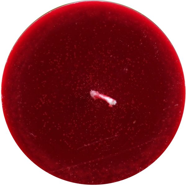 MÖRKRÖD Blockljus stearin 7x11cm SVANEN