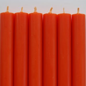Rustikljus med platt topp ORANGE