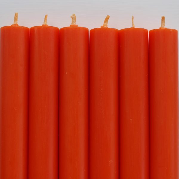 Rustikljus med platt topp ORANGE