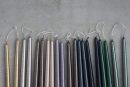 Antikljus i ask 6 st 35cm lackade