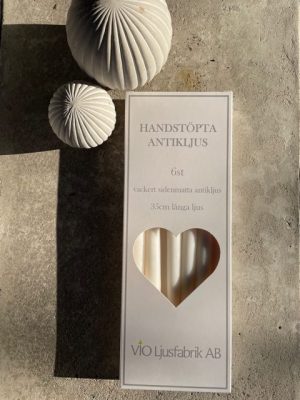 Antikljus i ask 6st 35cm matta - Bild 4