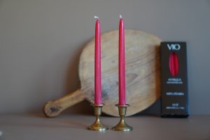 Antikljus 100%stearin 10st i ask VIT ELLER RÖD - Bild 7