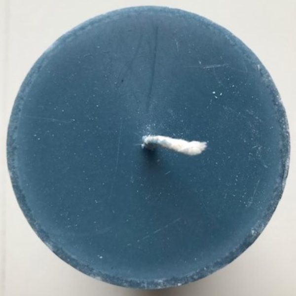 BLÅGRÅ Blockljus stearin 7x15cm SVANEN