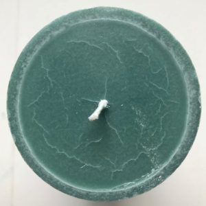 ANTIKGRÖN Blockljus stearin 7x11cm SVANEN