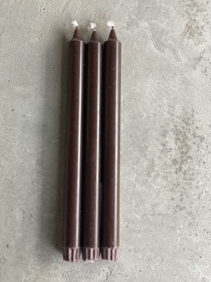 CHOKLAD Kronljus 100% stearin SVANEN