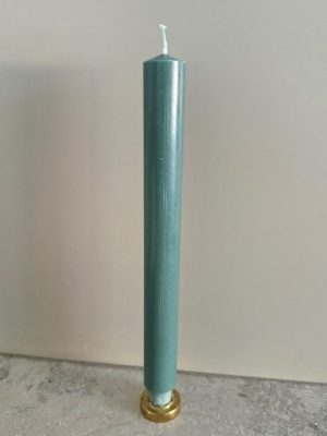 ANTIKGRÖN Slottsljus 100% stearin SVANEN 3X30cm