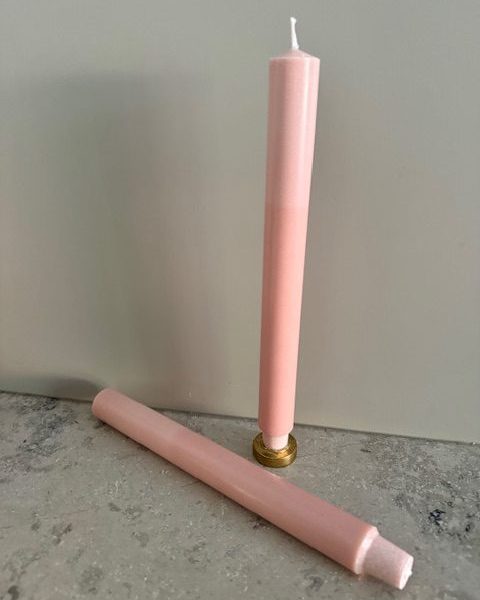 LJUSROSA Slottsljus 100% stearin SVANEN 3X30cm