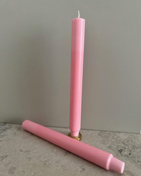 ROSA Slottsljus 100% stearin SVANEN 3X30cm