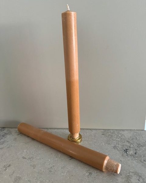 TOFFÉ Slottsljus 100% stearin SVANEN 3X30cm