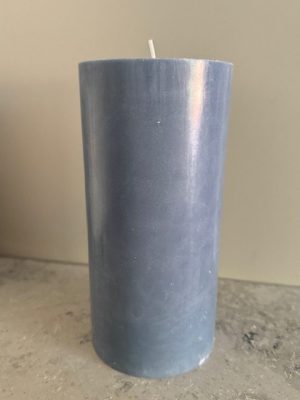 BLÅGRÅ Blockljus SVANEN 100% stearin 9,6X20 cm