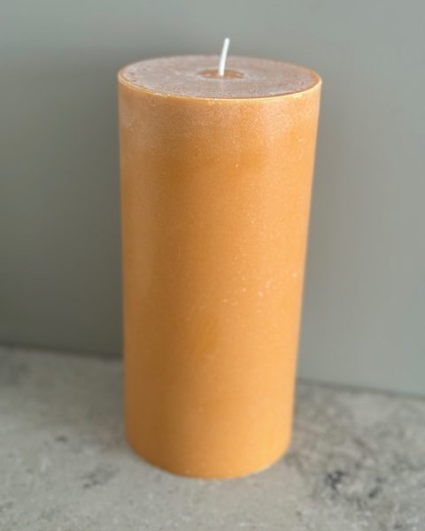 CHEDDAR Blockljus SVANEN 100% stearin 9,6X20 cm