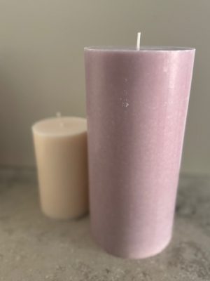 DIMROSA Blockljus SVANEN 100% stearin 9,6X20 cm