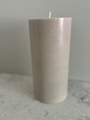 LIN Blockljus SVANEN 100% stearin 9,6X20 cm