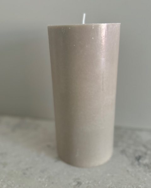LIN Blockljus SVANEN 100% stearin 9,6X20 cm