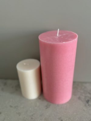 ROSA Blockljus SVANEN 100% stearin 9,6X20 cm
