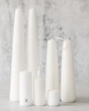 Blockljus 4x11cm klarlack