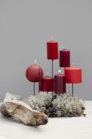 Blockljus 7,5x15cm klarlack