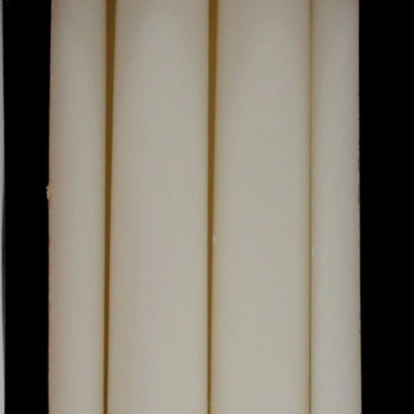Antikljus 26cm i ask 8-pack vit