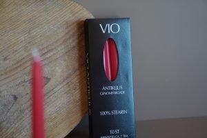 Antikljus 26cm i ask 10-pack röd - Bild 2