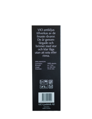 Antikljus 26cm i ask 10-pack röd - Bild 4