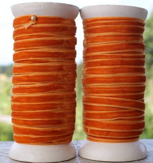 Sammetsband orange
