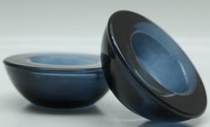 Glasljusstake svart