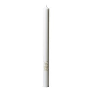 Dopljus m guldmonogram 30x370mm 100% stearin