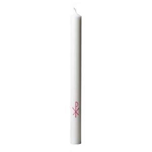 Dopljus m kristusmonogram 30x370mm 100% stearin