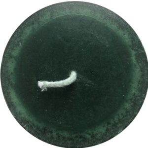 MÖRKGRÖN Blockljus stearin 7x11cm SVANEN