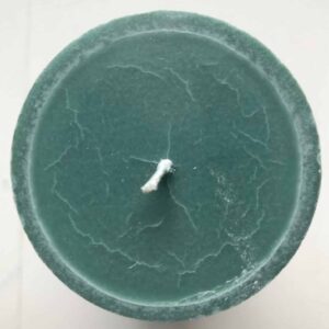 ANTIKGRÖN Blockljus stearin 7x11cm SVANEN