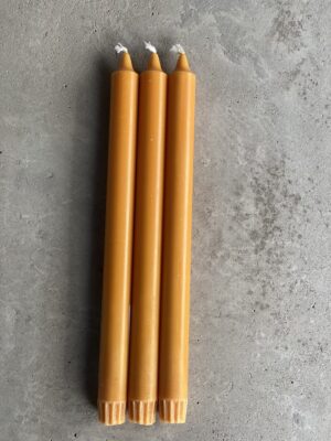 CHEDDAR Kronljus 100% stearin SVANEN