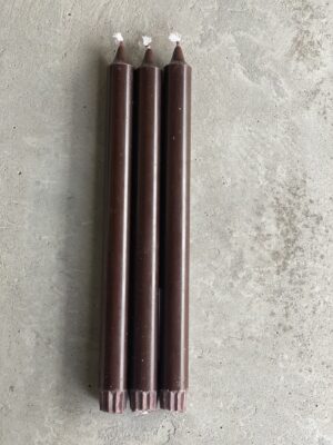 CHOKLAD Kronljus 100% stearin SVANEN