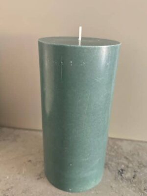ANTIKGRÖN Blockljus SVANEN 100% stearin 9,6X20 cm