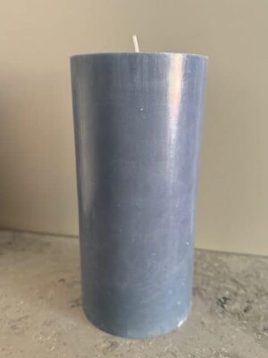 BLÅGRÅ Blockljus SVANEN 100% stearin 9,6X20 cm